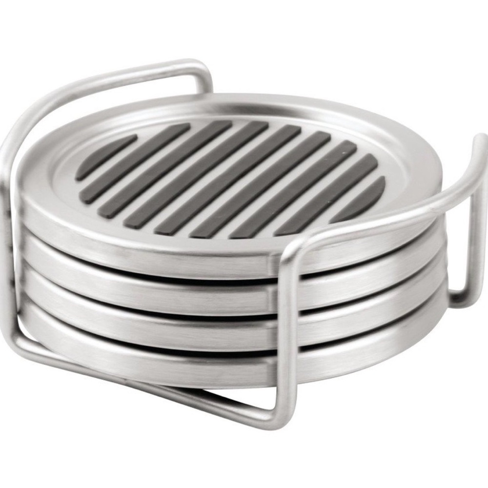 Stainless Steel Coaster Set